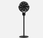 Ventilador De Pie Cadalso Negro 8 velocidades 25w 9 aspas 45d Fijo y rotatorio. Motor dc. Remoto - Imagen 2