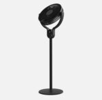 Ventilador De Pie Cadalso Negro 8 velocidades 25w 9 aspas 45d Fijo y rotatorio. Motor dc. Remoto - Imagen 3