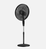 Ventilador De Pie Escudero Negro 3 velocidades 50w 5 aspas 40d Fijo/rotatatorio orientable - Imagen 3