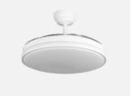 Ventilador Dc Relampago 60w Blanco 3 aspas107d 6980 Lm 36x48/107cm 3col - Imagen 3