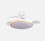 Ventilador Dc Relampago 60w Blanco 3 aspas107d 6980 Lm