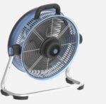 Ventilador Industrial Corintio 100w Azul/negro 3 aspas 3 velocidades Orientable 62x63x25cm - Imagen 3