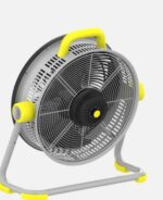 Ventilador Industrial Corintio 100w Amarillo/negro 3 aspas 3 velocidades Orientable 62x63x25cm - Imagen 4