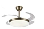 VENTILADOR ASPAS PLEGABLES CHLOE-S CUERO