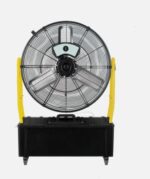 Ventilador Nebulizador Industrial Excalibur 300w Negro/amarillo 3aspas 3vel. 65d Tanque Agua 25l C/ruedas 101x71x30cm - Imagen 3