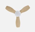 Ventilador Dc Asaf 20w 2100lm Blanco/haya 3 aspas 62d CCT - Imagen 2