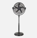 Ventilador Pie 3x1 Aifos Negro 3 velocidades 90w 5aspas Rotacion manual Suelo/pared/sobremesa Orientable - Imagen 5