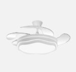 Ventilador Nasim 59w 6980lm Blanco 4 Aspas Desplegables. 3