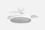 Ventilador Dc Capitan 60w Blanco 3asp.107d 6980lm 36x48/107cm