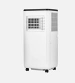 Aire Acondicionado Portatil Puff Blanco/negro 7000btu/1750fr 750w 2vel Deshumidificador C/remoto,kit Ventana 70x33x28cm