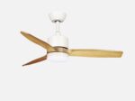 Ventilador Dc Montiel 18w Blanco/haya 3aspas 6vel 106d Luz Opcional 2250lm 3000-4500-6500k - Imagen 2