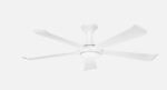 Ventilador Dc Vinaros 18w Blanco 5aspas 6vel 144d 2250lm 3000-4500-6500k