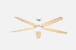 Ventilador Dc Altea 24w Blanco 5 aspas 6 velocidades .142d 2880 Lm 3000-4500-6500k