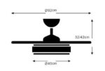 VENTILADOR ASPAS PLEGABLES STELLA-S BLANCO - Imagen 4