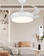VENTILADOR ASPAS PLEGABLES FIONA-S BLANCO - Imagen 2