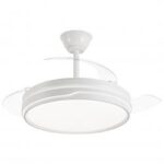 Ventilador de Techo ALEMAR LIMA Blanco con Luz LED 50W CCT Regulable