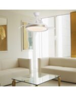 Ventilador de Techo SAMANÁ ORO con Luz LED 68W y Motor DC Silencioso | Aspas Retráctiles - Imagen 7