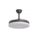 Ventilador de Techo ALEMAR MALTA Café con Luz LED 68W y Motor DC Silencioso | Aspas Retráctiles - Imagen 4