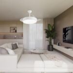Ventilador de Techo ALEMAR LIMA Blanco con Luz LED 50W CCT Regulable - Imagen 5
