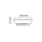 Adaptador bombilla para empotrable Fit 35 Blanco - Imagen 3