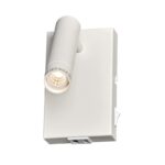 Aplique de pared Slim Blanco USB (1xG9)