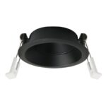 Empotrable redondo basculante Fit 62 Negro