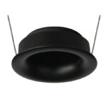 Empotrable redondo fijo Fit 35 Negro