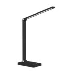 Flexo LED con batería recargable Attom Negro 5W 610Lm 3CCT Dim