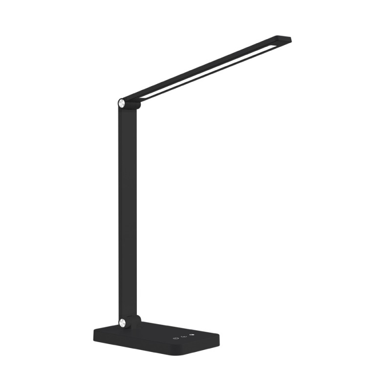 flexo-led-con-bateria-recargable-attom-negro-5w-610lm-3cct-dim Flexo LED con batería recargable Attom Negro 5W 610Lm 3CCT Dim - Imagen 1