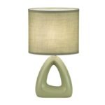 Lámpara de mesa Greip Verde 1xE14