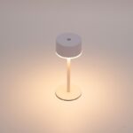 Lámpara de mesa recargable LED Pope Blanco 2W 180Lm. 3000K IP44 - Imagen 3