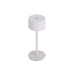 Lámpara de mesa recargable LED Pope Blanco 2W 180Lm. 3000K IP44 - Imagen 4