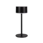 Lámpara de mesa recargable LED Pope Negro 2W 180Lm. 3000K IP44