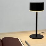 Lámpara de mesa recargable LED Pope Negro 2W 180Lm. 3000K IP44 - Imagen 3