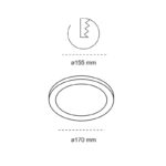 Pack 2 x Downlight LED Kone 12W 1080lm CCT - Imagen 3