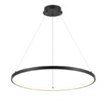 Lámpara de techo Tiamis 52W LED 3000K negro