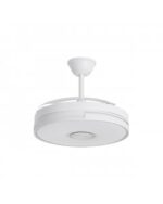 Ventilador de Techo AURON Blanco con Luz LED 54W, Motor DC y Altavoz Bluetooth | RGB + APP - Imagen 5