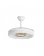 Ventilador de Techo BRIBÓN BLANCO - MADERA 50 cm con Luz LED 68W y Motor DC | Aspas Retráctiles - Imagen 5