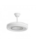 Ventilador de Techo BLANCO-PLATA 50 cm con Luz LED 68W y Motor DC | Aspas Retráctiles - Imagen 4