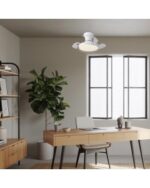 Ventilador de Techo CABRIO Blanco 30 cm con Luz LED 18W y Motor DC | Compacto y Silencioso - Imagen 3