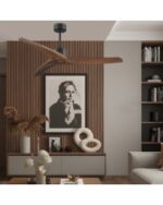 Ventilador de Techo CANCUN Negro/Madera Natural 132 cm con Motor DC | Diseño Premium - Imagen 4