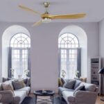 Ventilador de techo LED Nine Big 18W – Estilo nórdico, amplio y silencioso