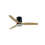 Ventilador de techo LED Nine Eco Negro+Clara 20W 2200Lm CCT Dim