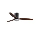 Ventilador de techo LED Nine Eco Negro+Oscura 20W 2200Lm CCT Dim