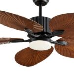 Ventilador de techo LED Palmar 220W 2200Lm – Estilo colonial, silencioso y eficiente - Imagen 4