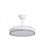 Ventilador de Techo ALEMAR DUBLIN MADERA OSCURA con Luz LED 68W y Motor DC Silencioso | Aspas Retráctiles - Imagen 7