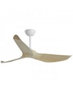 Ventilador de Techo GARDEN BLANCO-MADERA 132 cm con Motor DC | Apto Exterior IP44