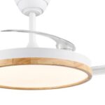 Ventilador LED Chief con aspas retráctiles 60W – Potente, silencioso y elegante