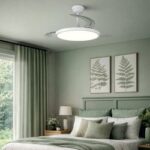 Ventilador LED Cookie con aspas retráctiles 60W – Silencioso, moderno y de bajo consumo - Imagen 2