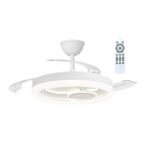 Ventilador LED aspas retráctiles Naira Eco Blanco 70W CCT Dim - Imagen 7